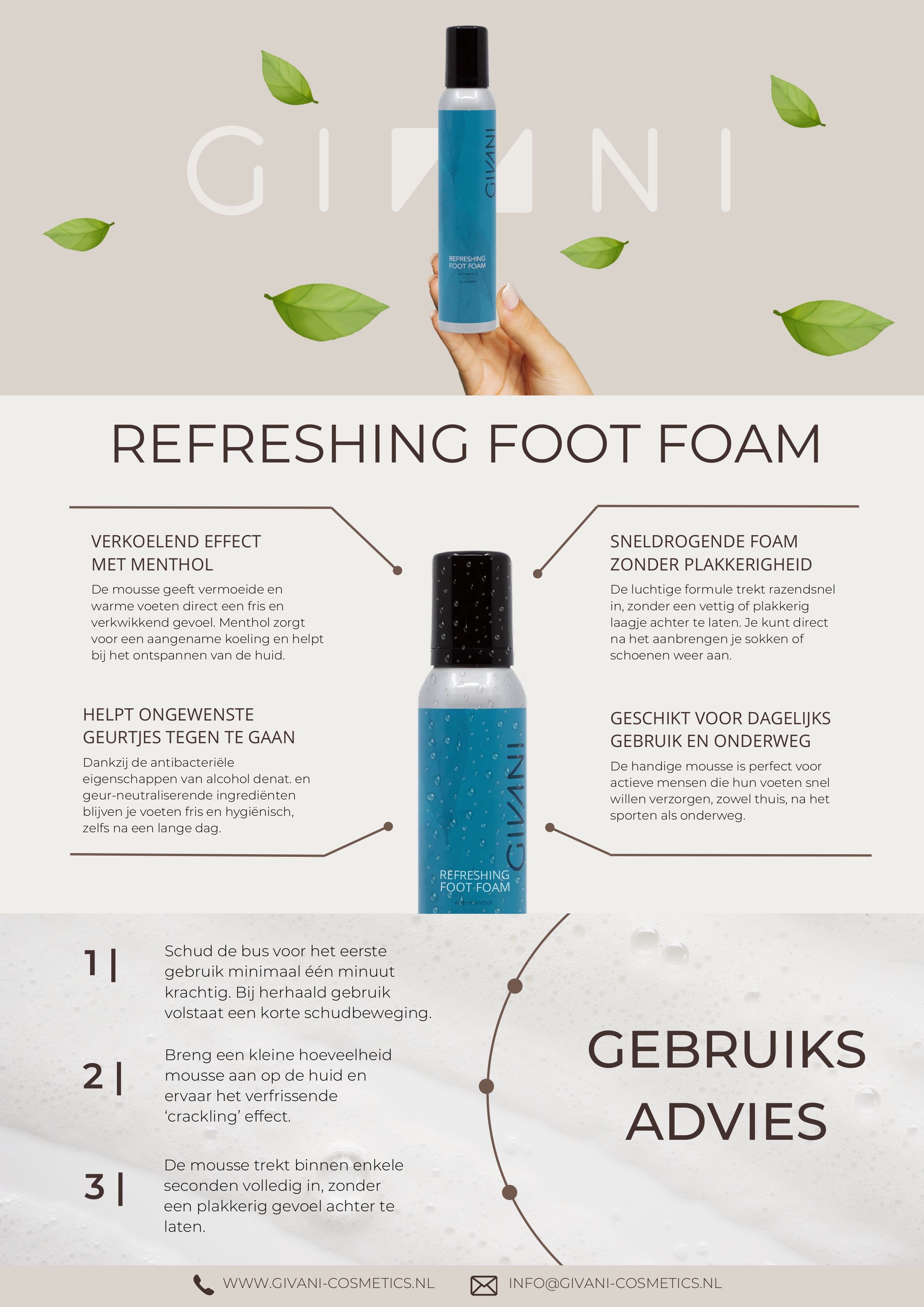 Crackling Refreshing Foam Foot - Hand- Body 200 ml