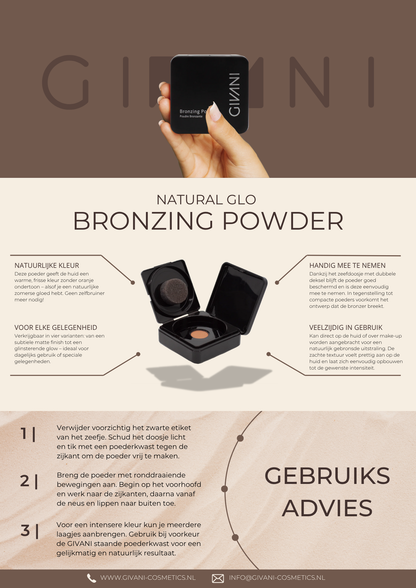 Bronzing Poeder Natural Glo (losse gezichtspoeder)