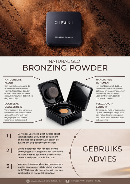 Bronzing Poeder Natural Glo (losse gezichtspoeder)