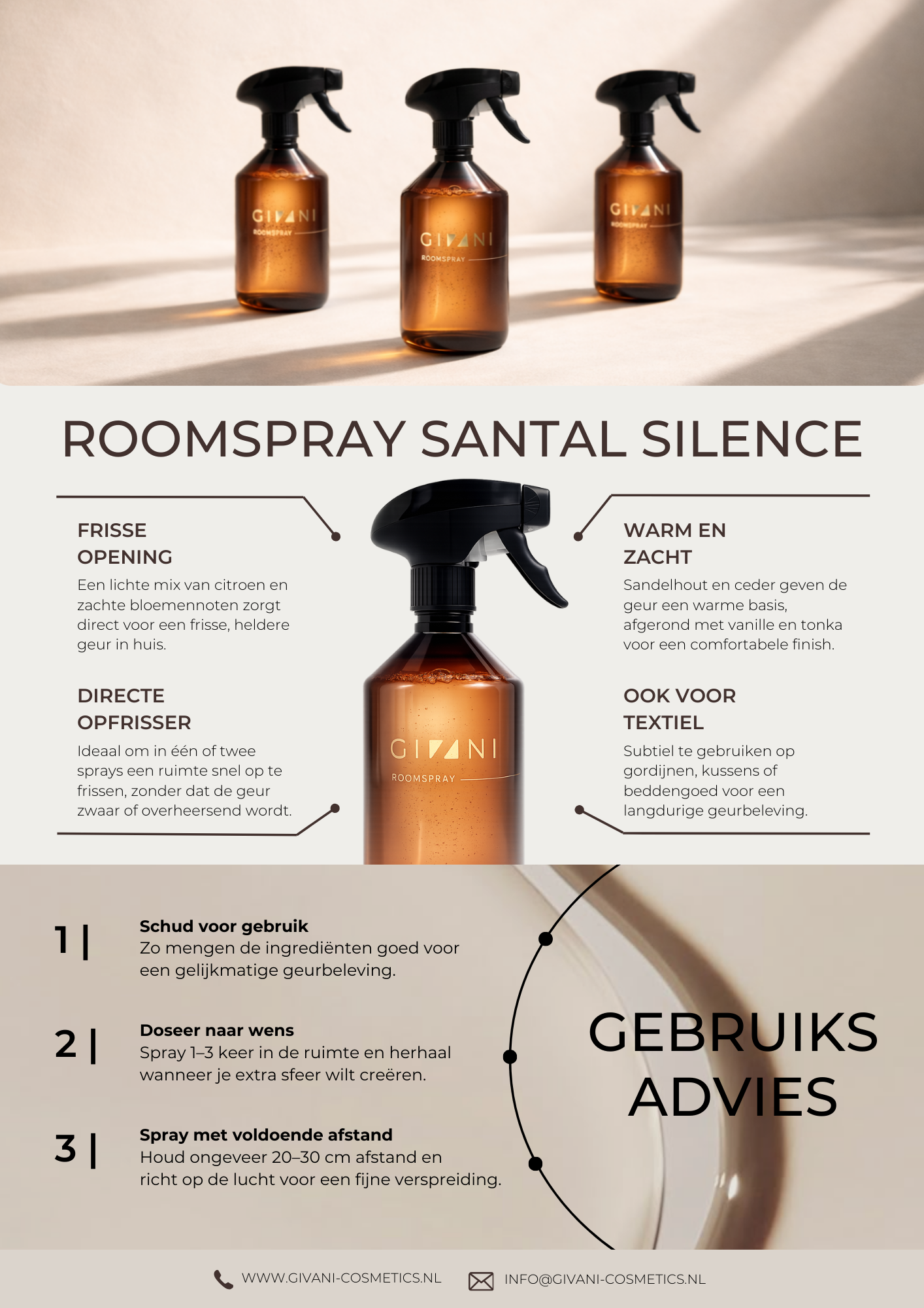 Roomspray Santal Silence